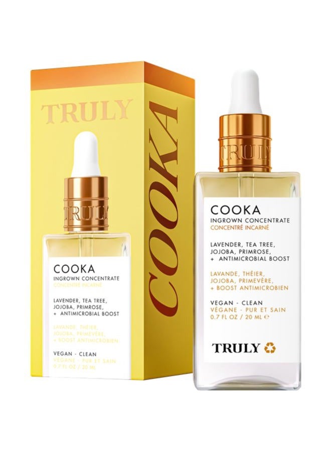 Truly Beauty Cooka Concentrate Ingrown hair serum - Razor bump treatment for bikini area -Ingrown hair treatment for bikini area - The only Bikini razor burn treatment women need! 0.7 OZ - Image 1